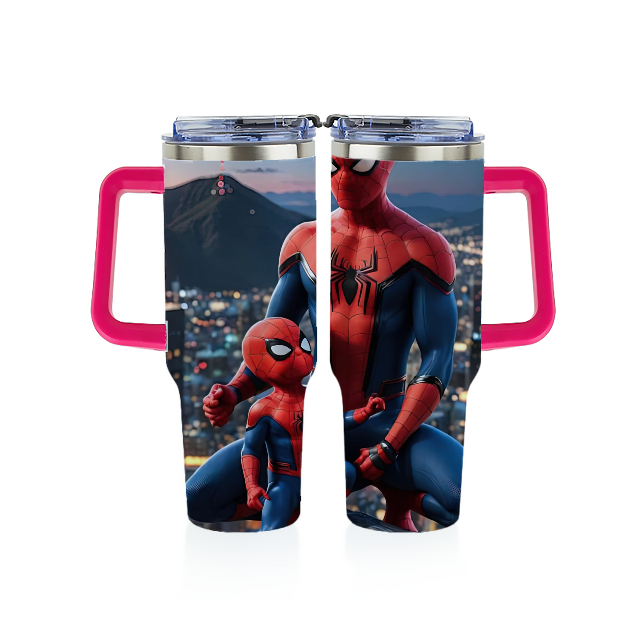 （画像用） Spider Man スパイダーマン 1200ｍLフルプリント車用タンブラー